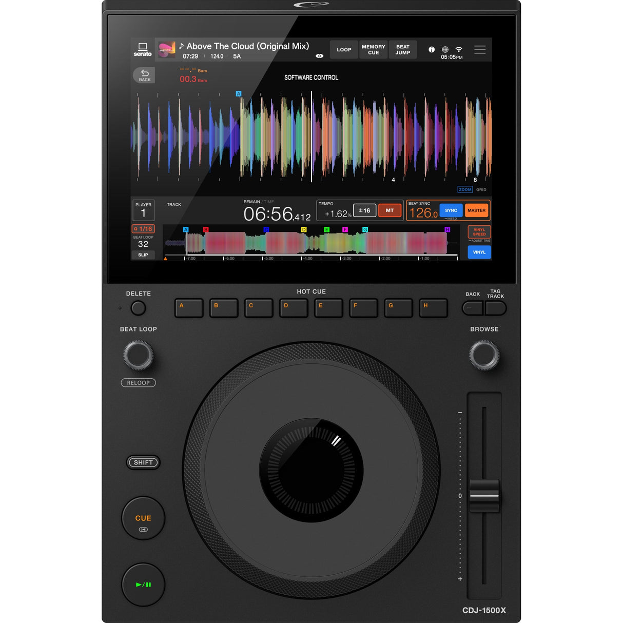 AlphaTheta CDJ-1500X DJ Tabletop mediaspeler