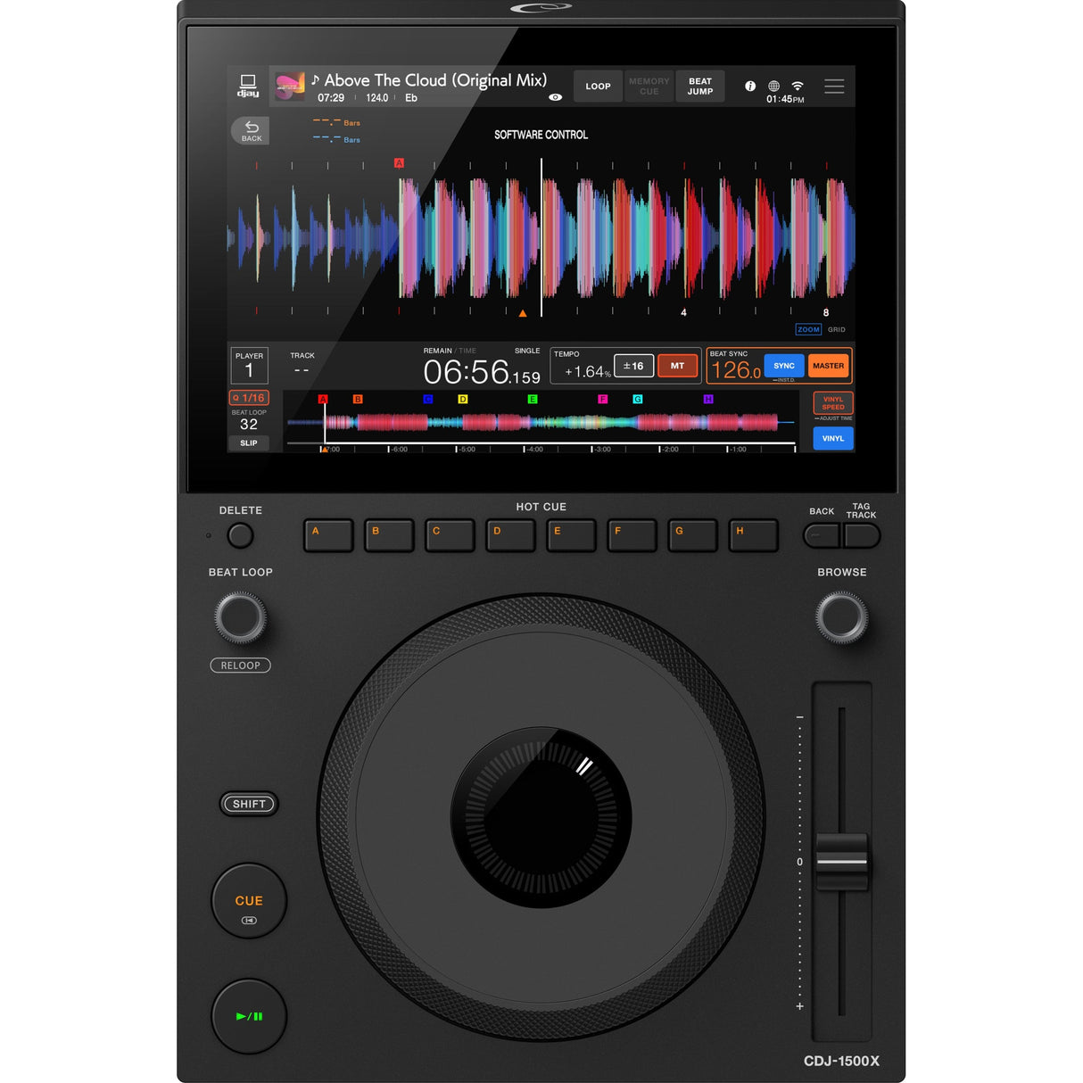 AlphaTheta CDJ-1500X DJ Tabletop mediaspeler