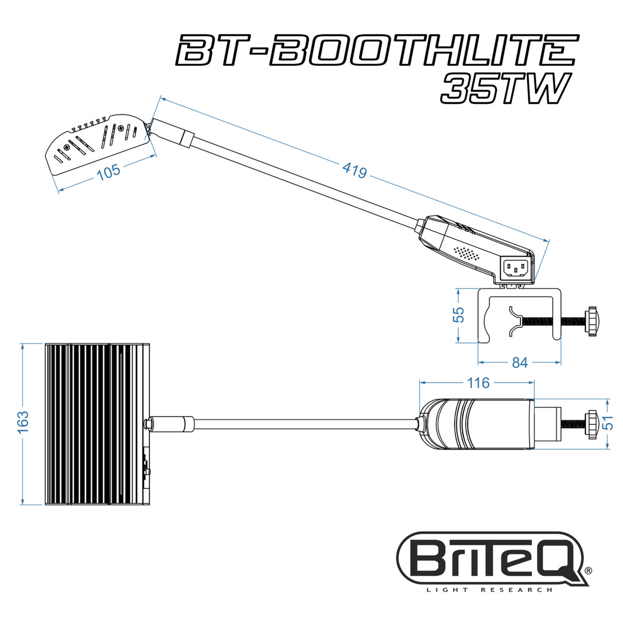 Britec BT-Boothlite 35 TW