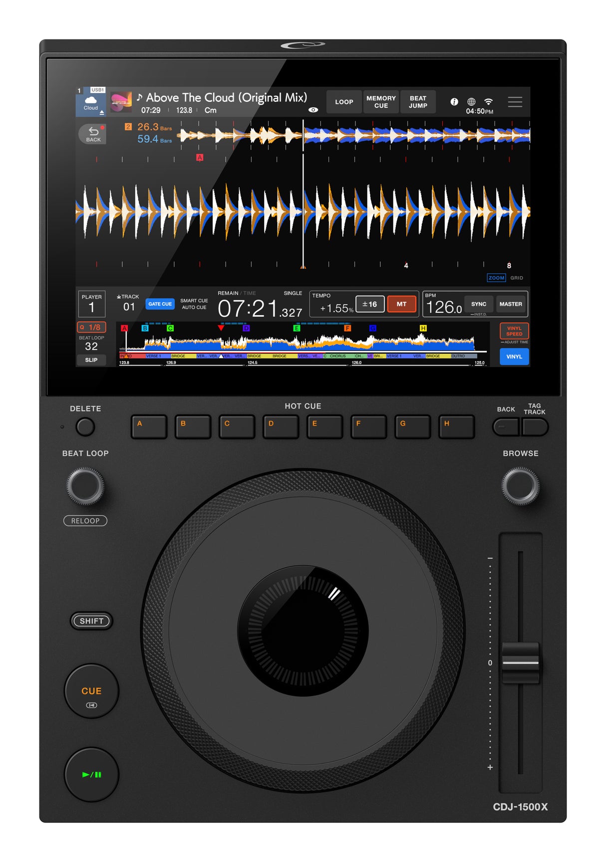 AlphaTheta CDJ-1500X DJ Tabletop mediaspeler