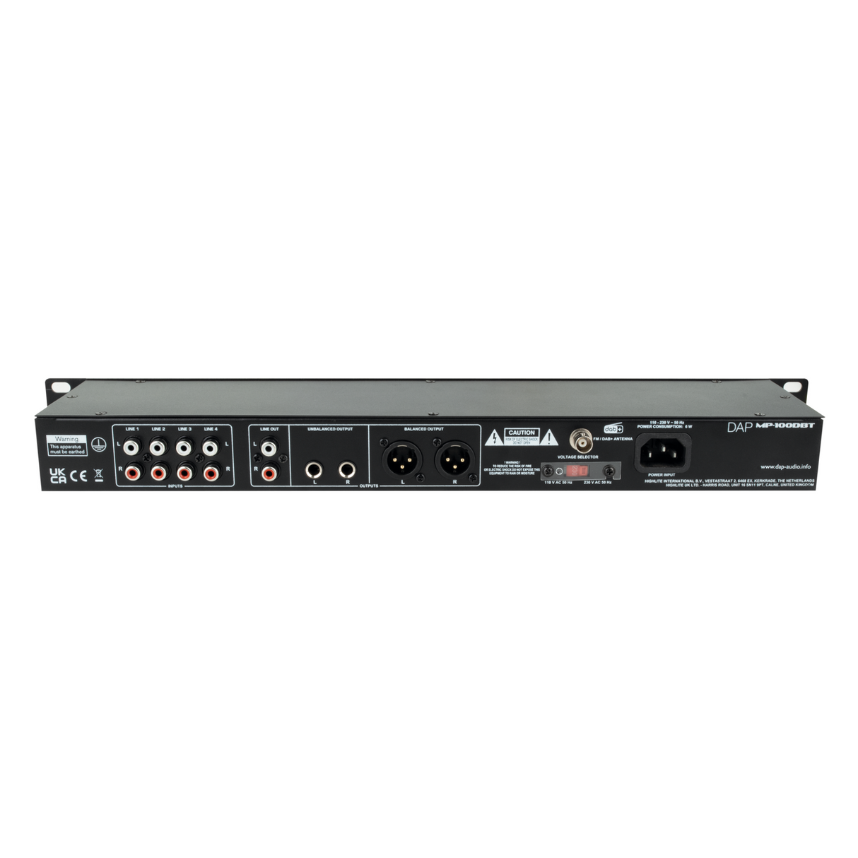 DAP MP-100DBT Mediaspeler