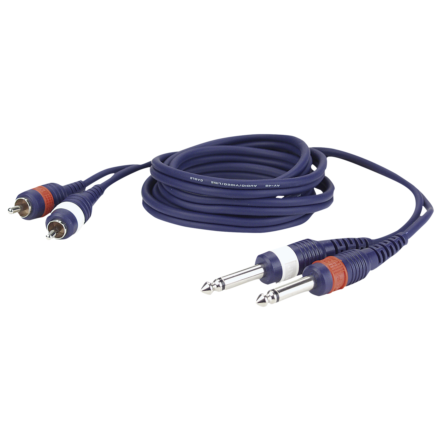 DAP Tulp/RCA > Jack (mono) - 3,0 meter