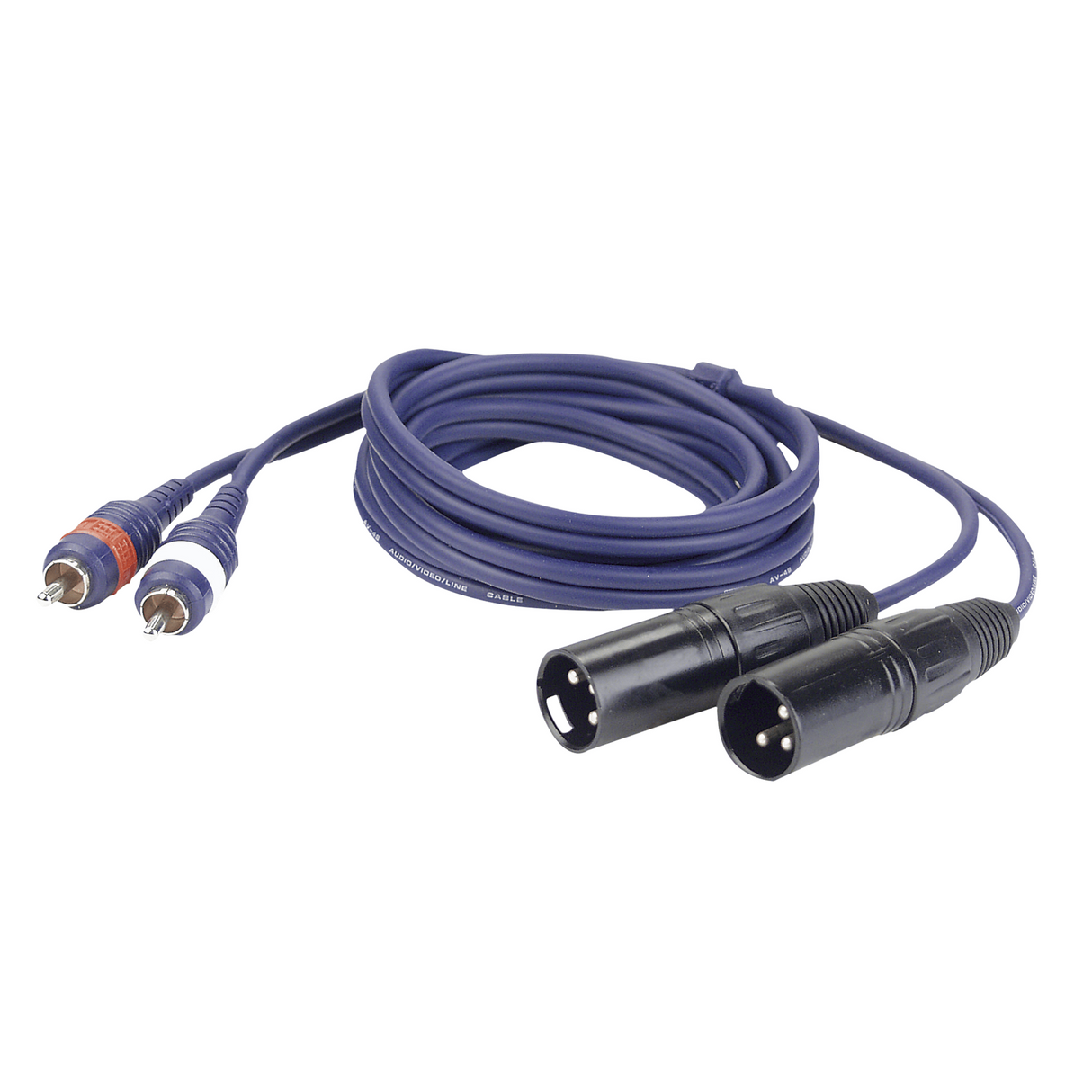 DAP Tulp/RCA > XLR male - 1,5 meter