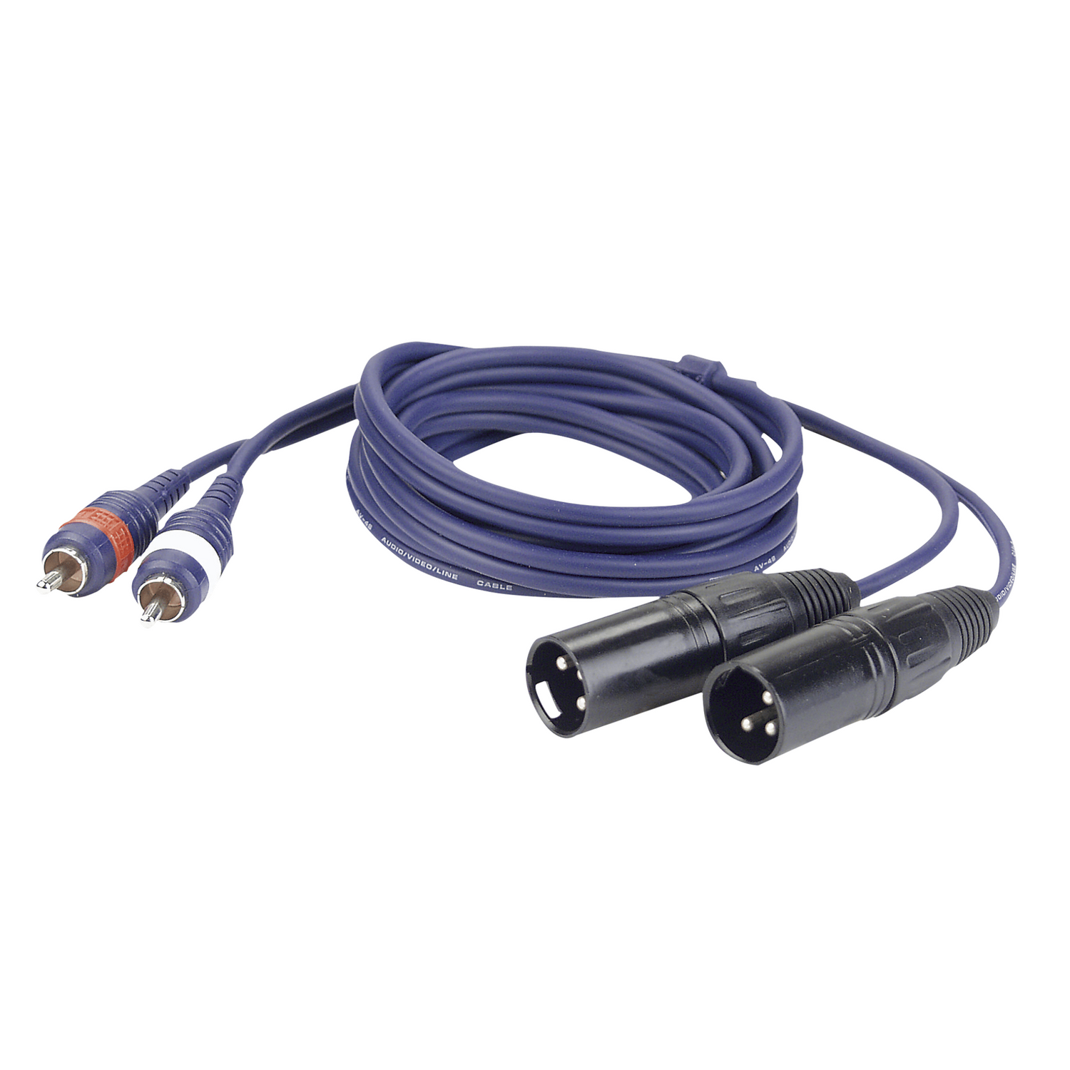 DAP Tulp/RCA > XLR male - 1,5 meter