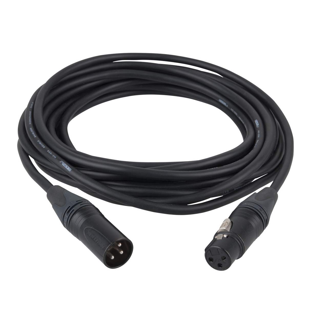 DAP XLR Kabel Neutrik zwart - 3 meter