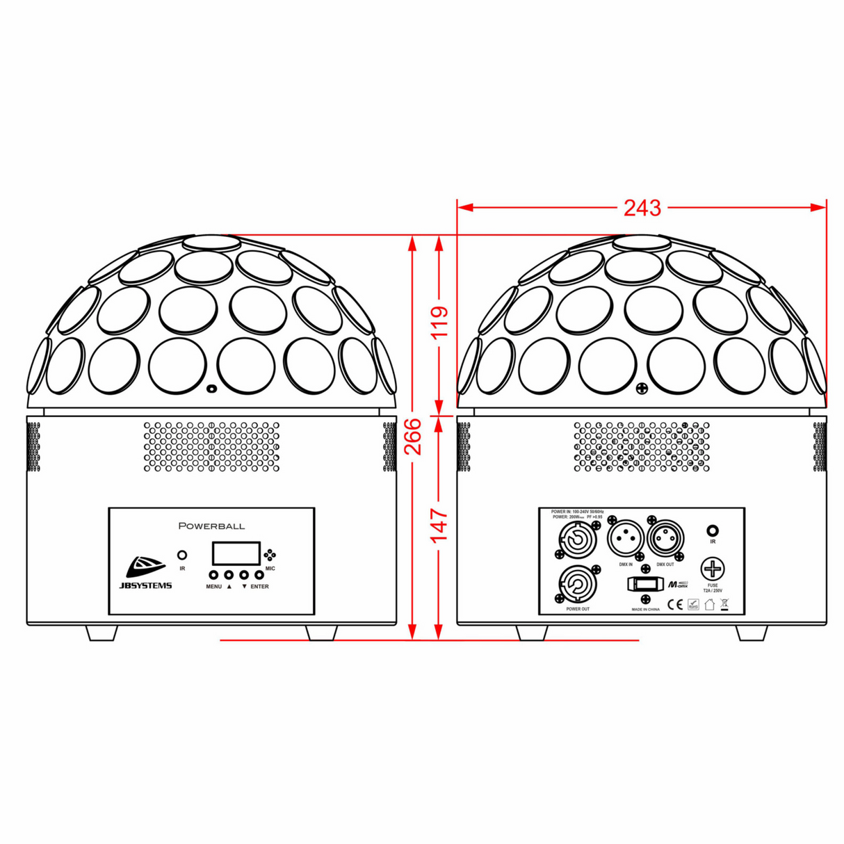 JB-Systems Powerball Color