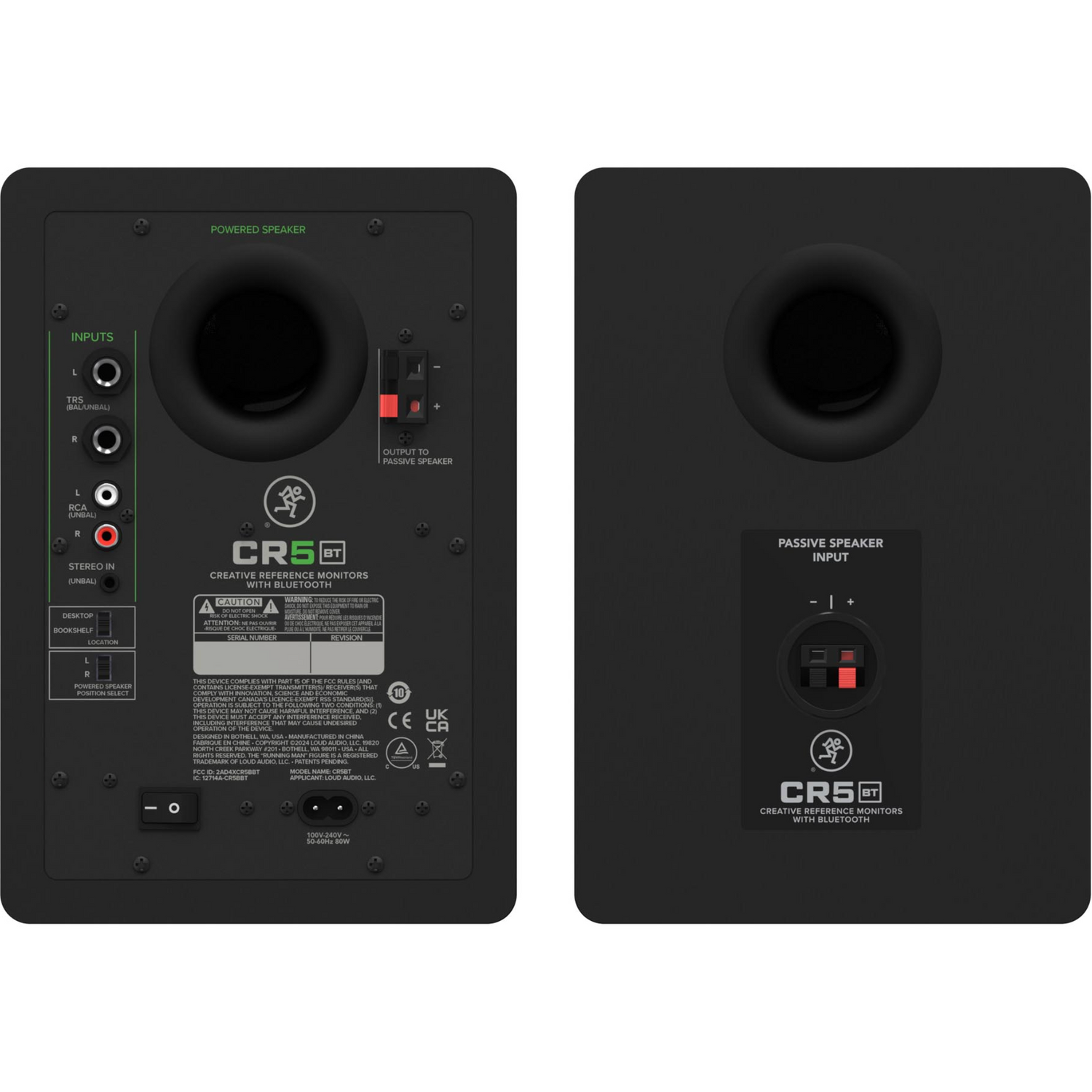 Mackie CR5BT – 5” Bluetooth Studiomonitoren (set van 2)