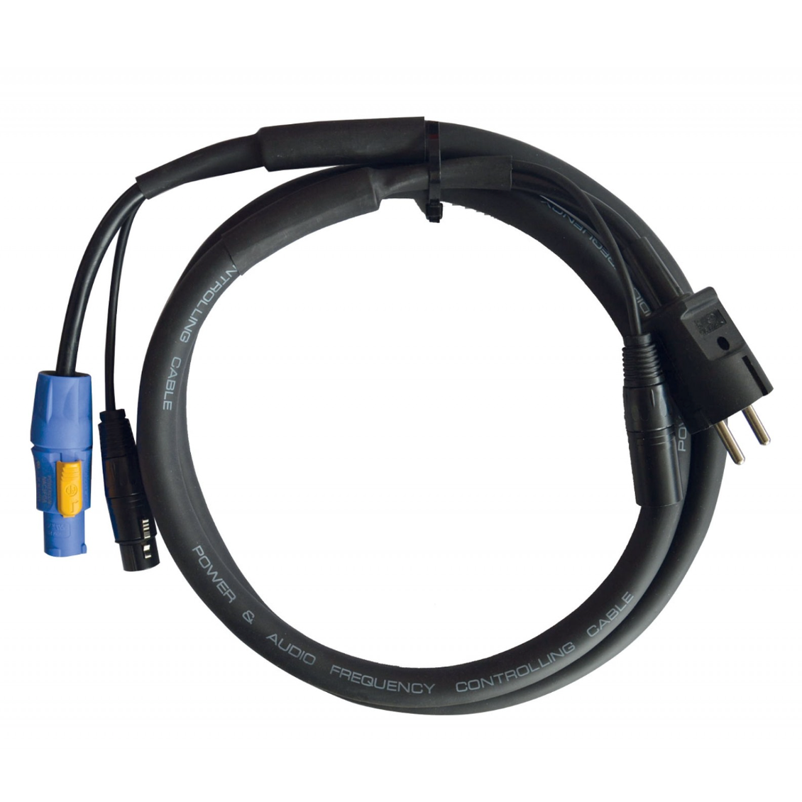 PowerCON XLR Combi-aanvoerkabel - 5 Meter
