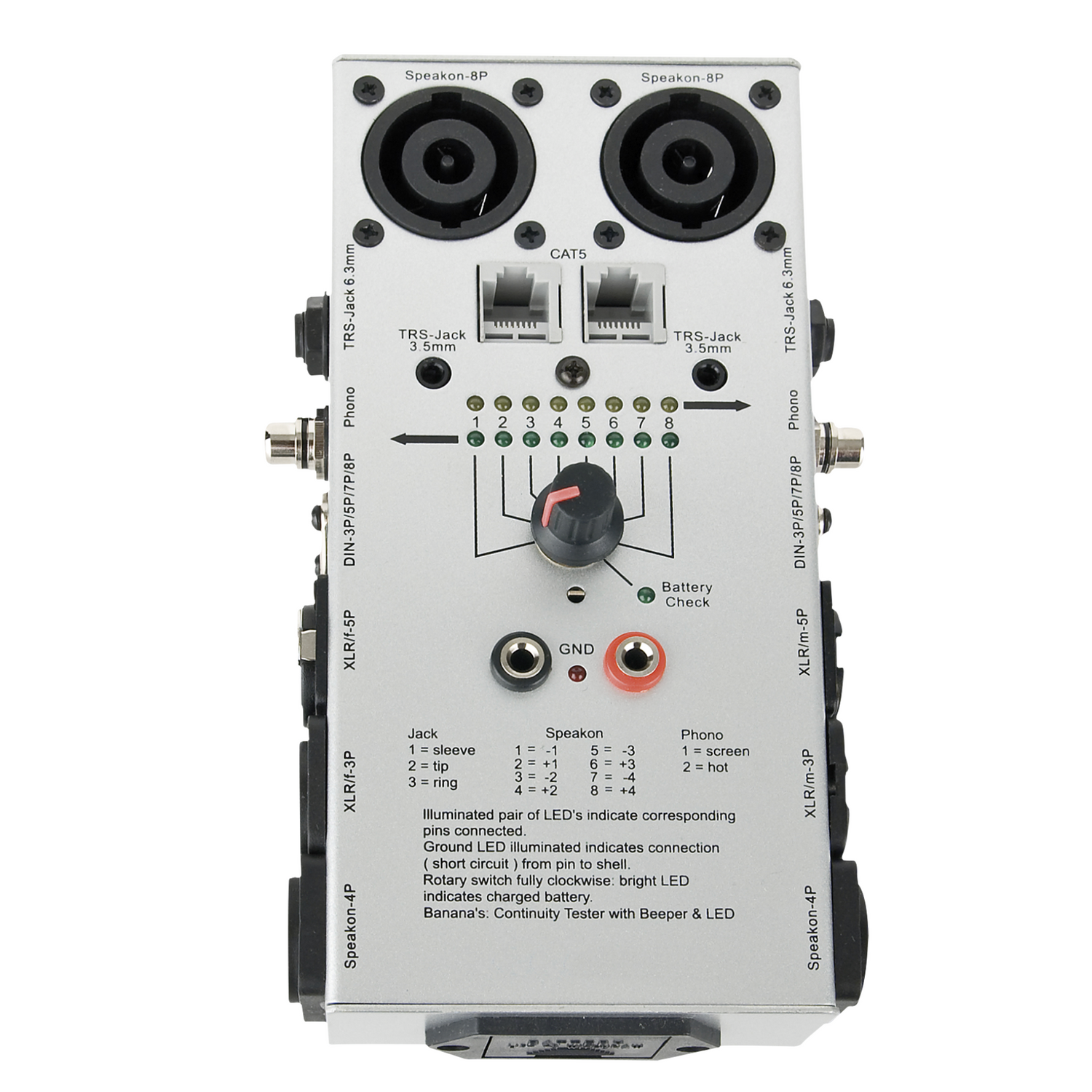 Showgear Kabel Tester Pro