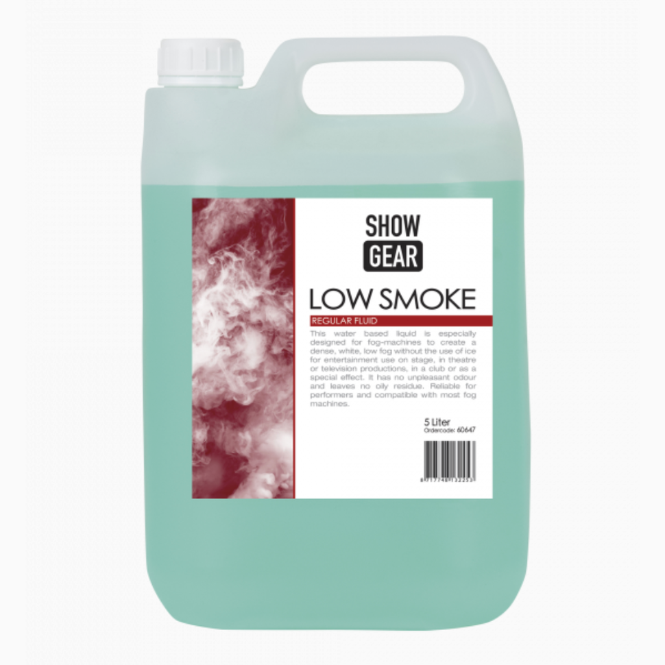 Showgear Rookvloeistof - 5 Liter Low smoke