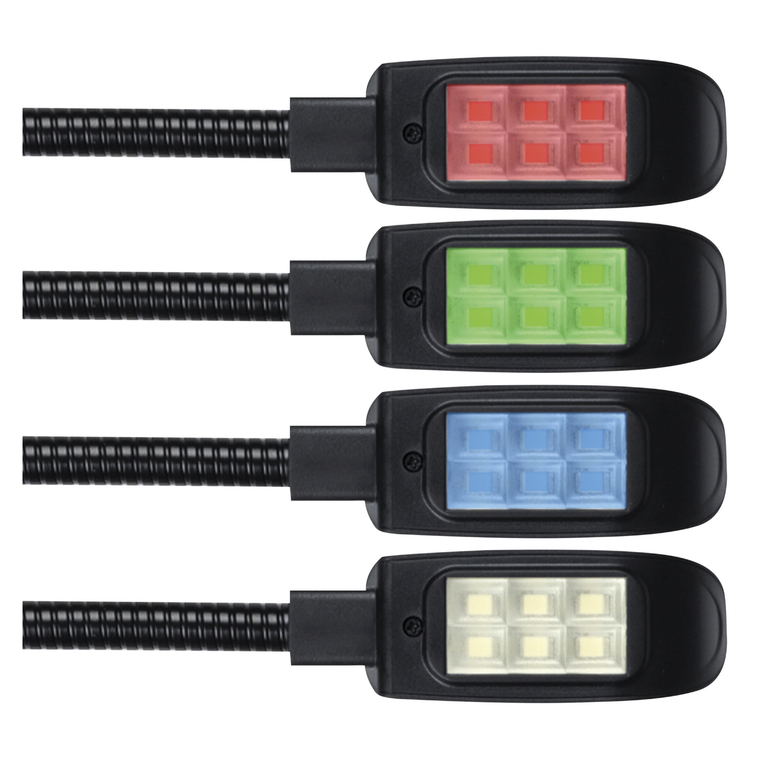 Showgear Zwanenhalslamp XLR, RGBW 3-pin