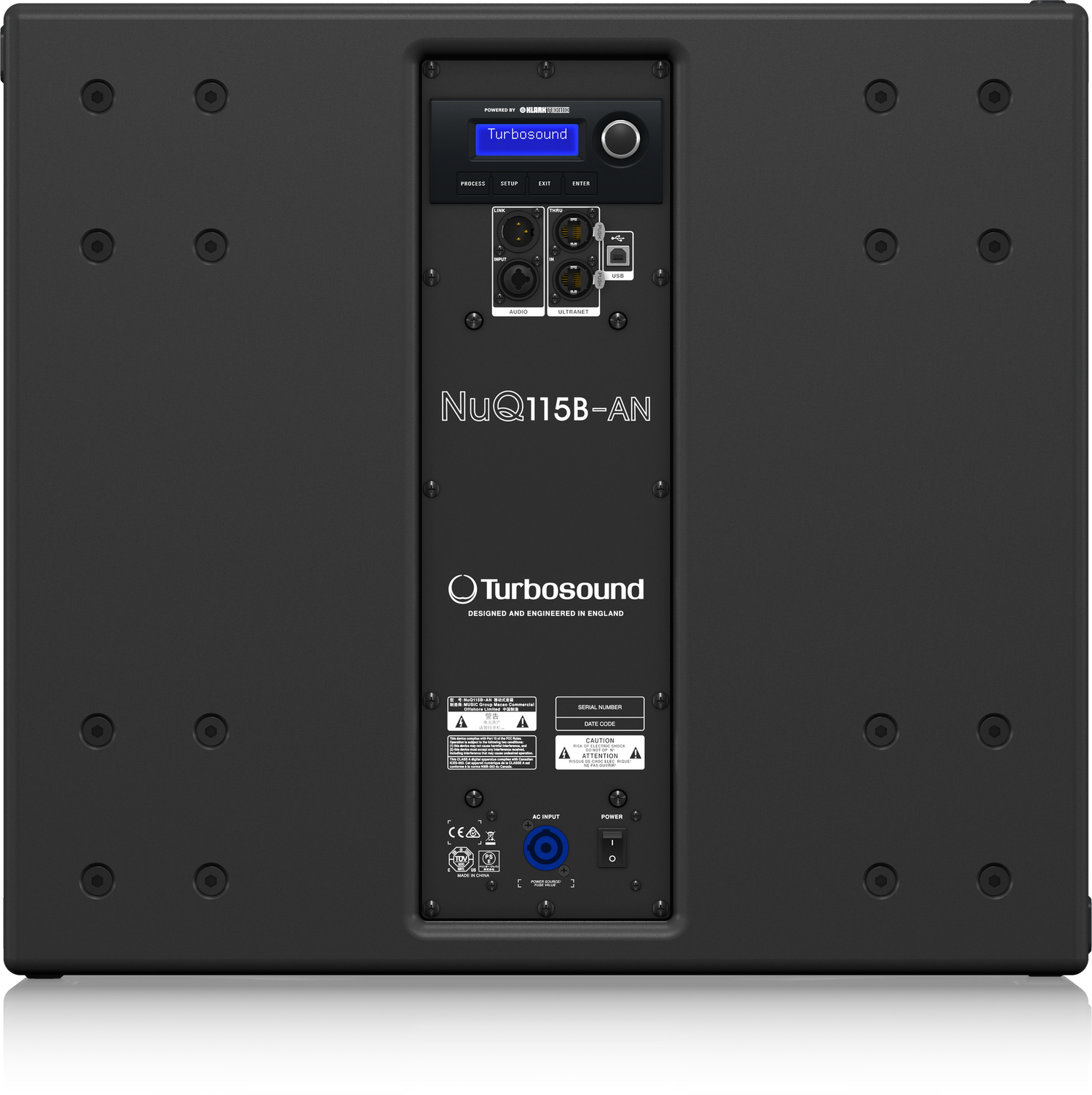 Turbosound NUQ115B-AN - Actieve Subwoofer