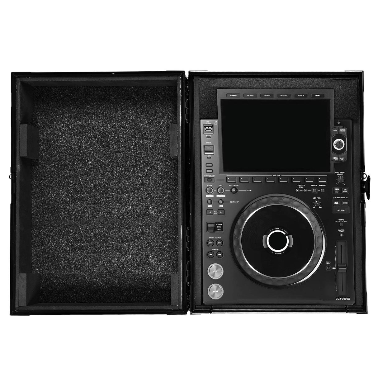UDG Ultimate Flight Case voor AlphaTheta CDJ-3000X Zwart
