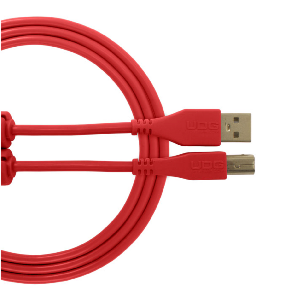 UDG Ultimate Audio Cable USB 2.0 A-B Red Straight 1m