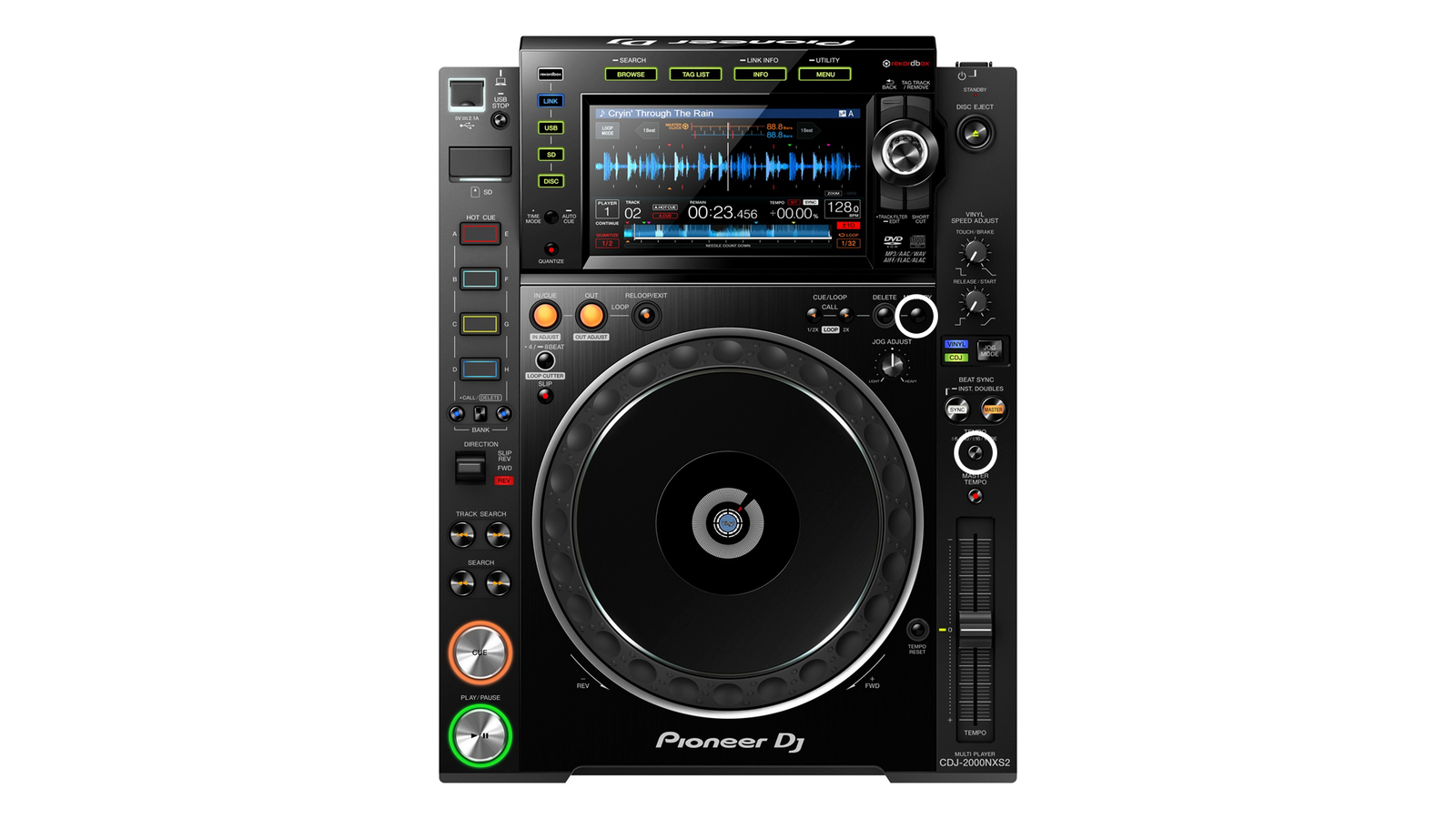 CDJ-2000NXS2 Testmodus