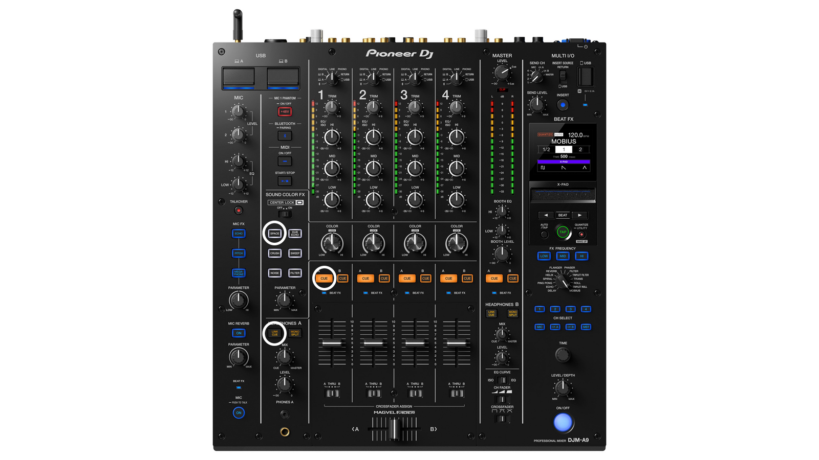 DJM-A9 Testmodus