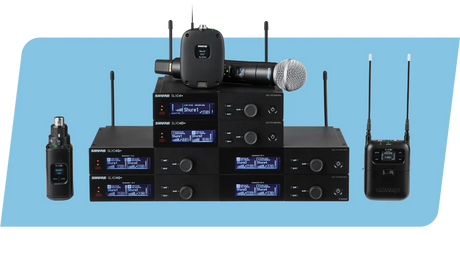 Shure SLX-D+ draadloos microfoonsysteem