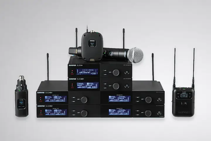 Shure SLX-D+ draadloos microfoonsysteem