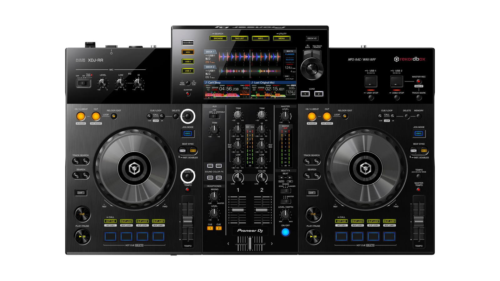 XDJ-RR Testmodus
