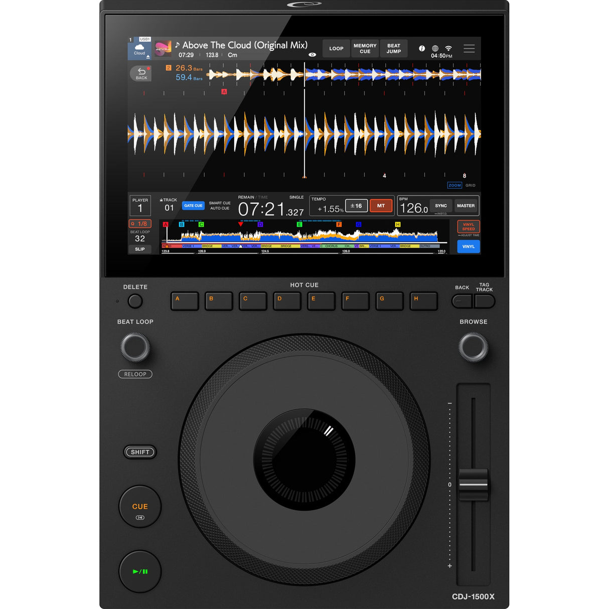 AlphaTheta CDJ-1500X DJ Tabletop mediaspeler