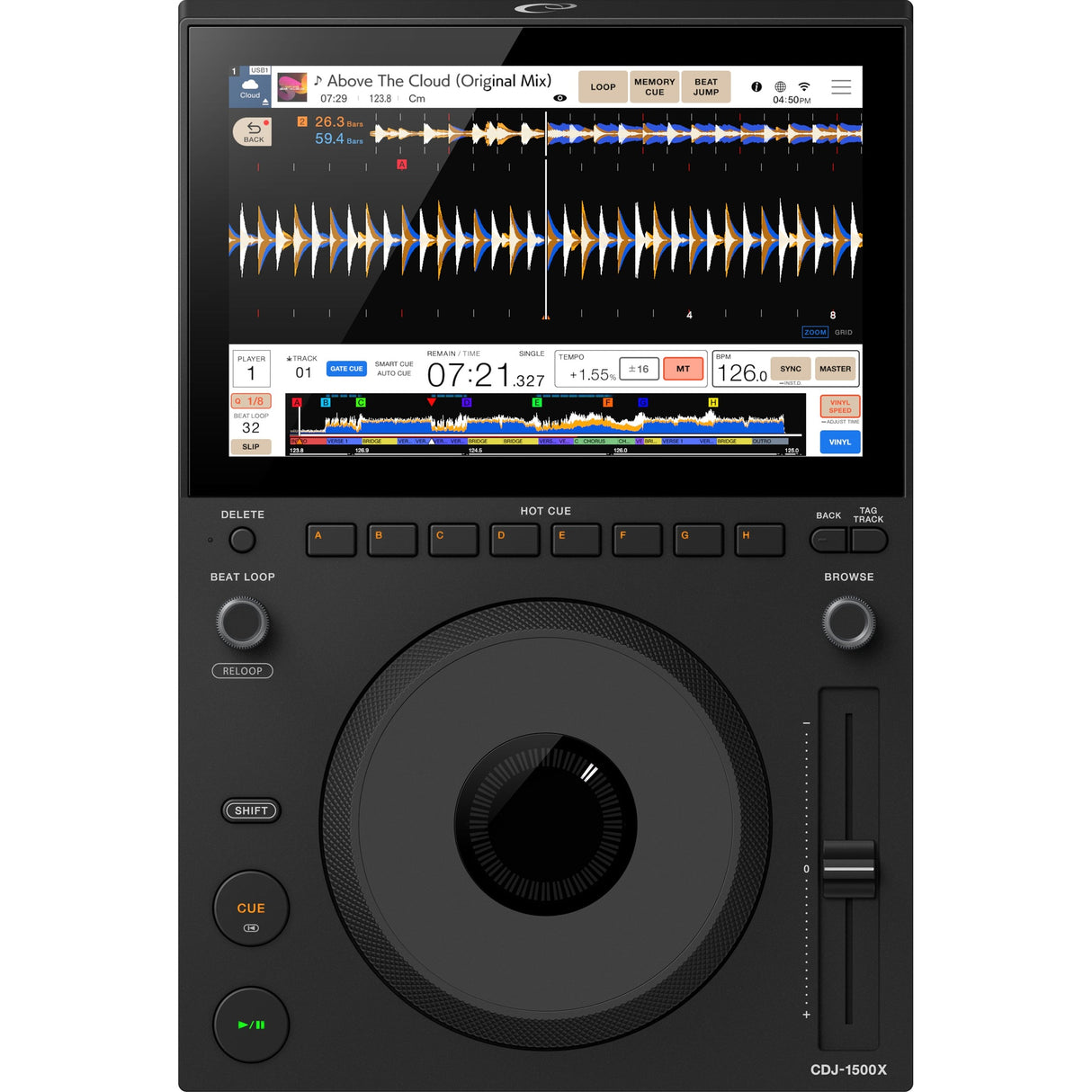 AlphaTheta CDJ-1500X DJ Tabletop mediaspeler