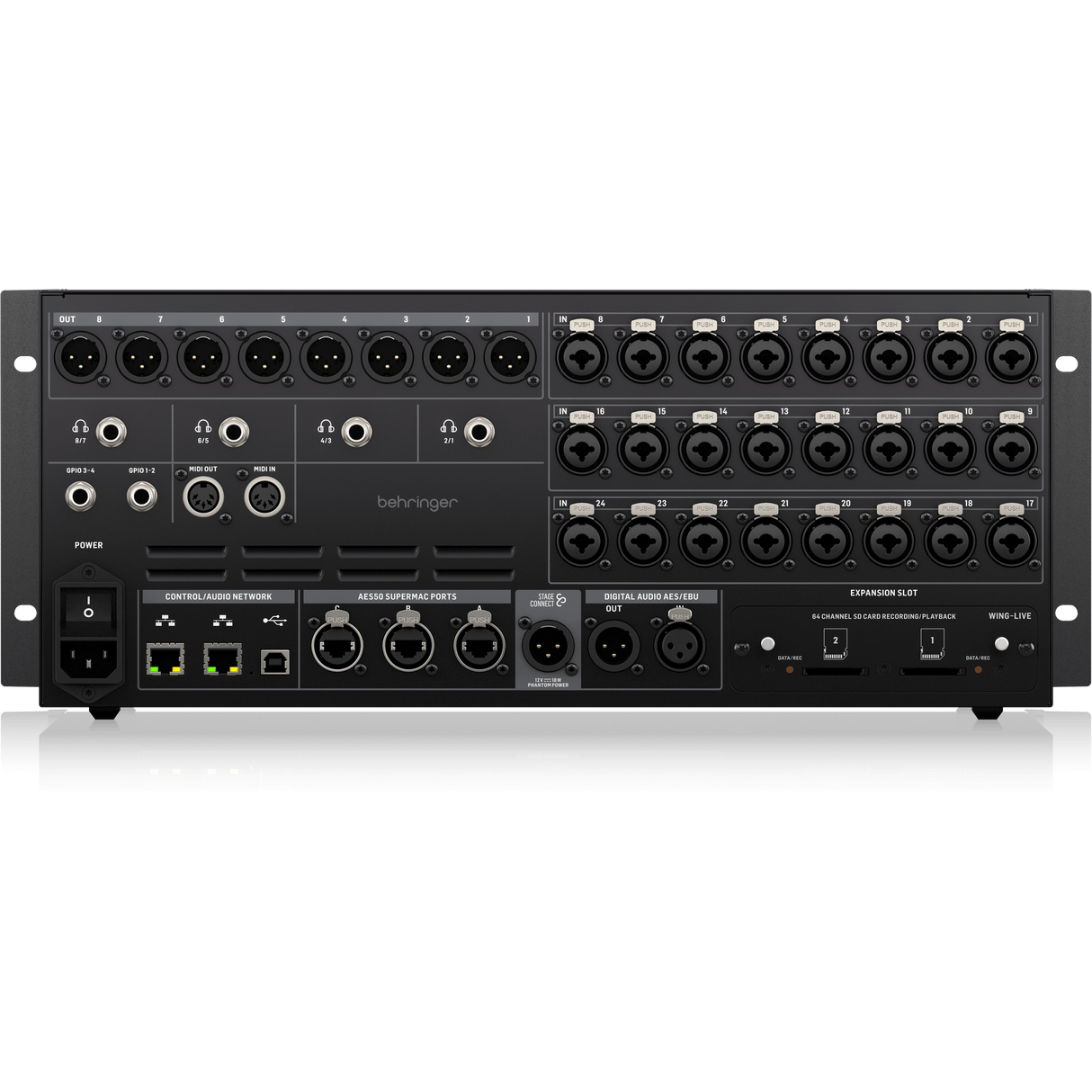 Behringer Wing Rack - Digitale Rack Mengpaneel