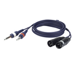 DAP 2x Klinke (Mono) &gt; XLR (Stecker) - 3 Meter