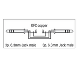 DAP Jack (stereo) - 3 meter