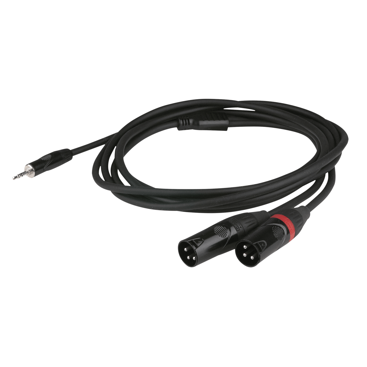 DAP Mini-Jack &gt; 2x XLR (männlich) - 3 Meter versenkt