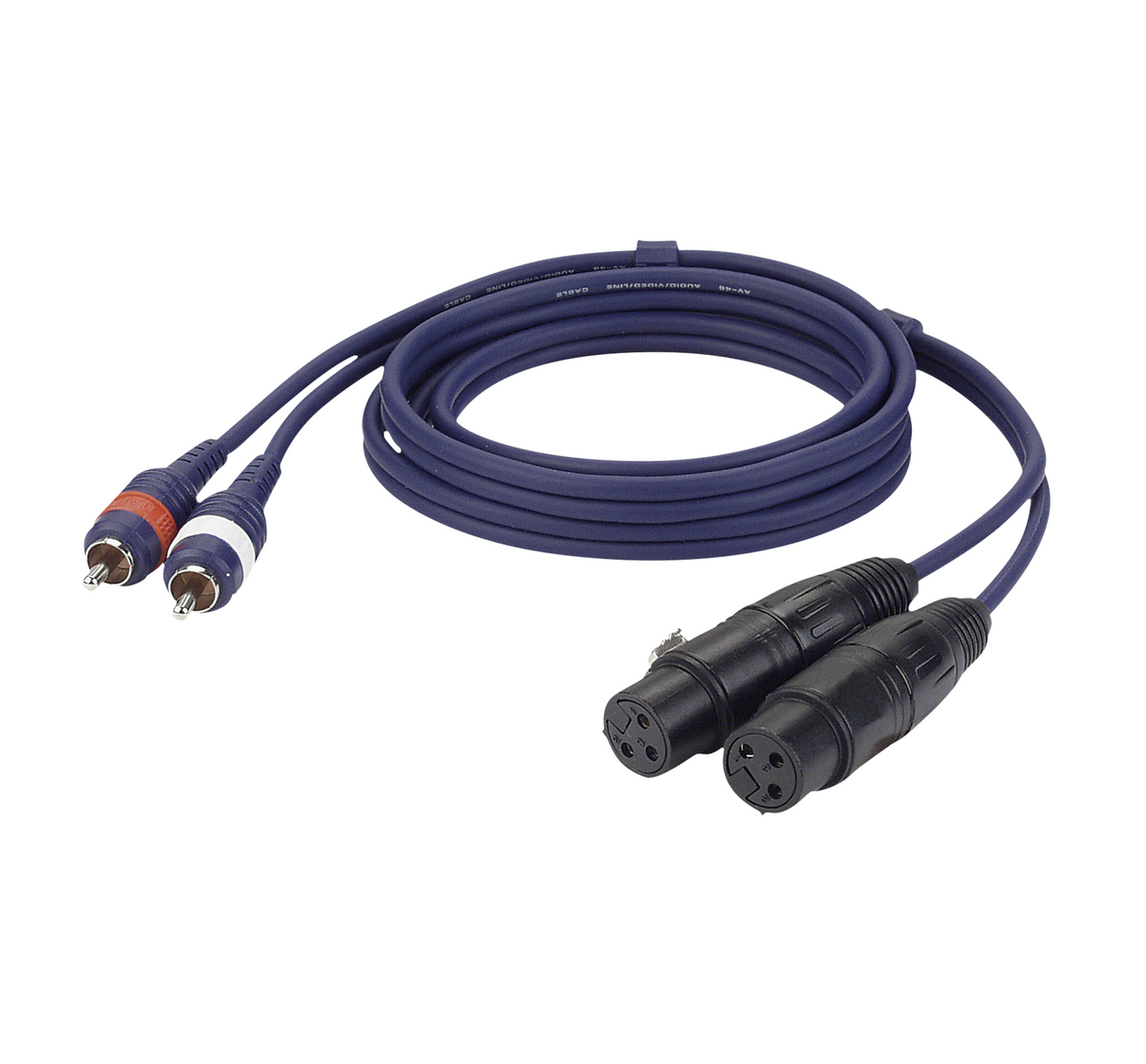 DAP Tulip/RCA &gt; XLR weiblich - 1,5 Meter