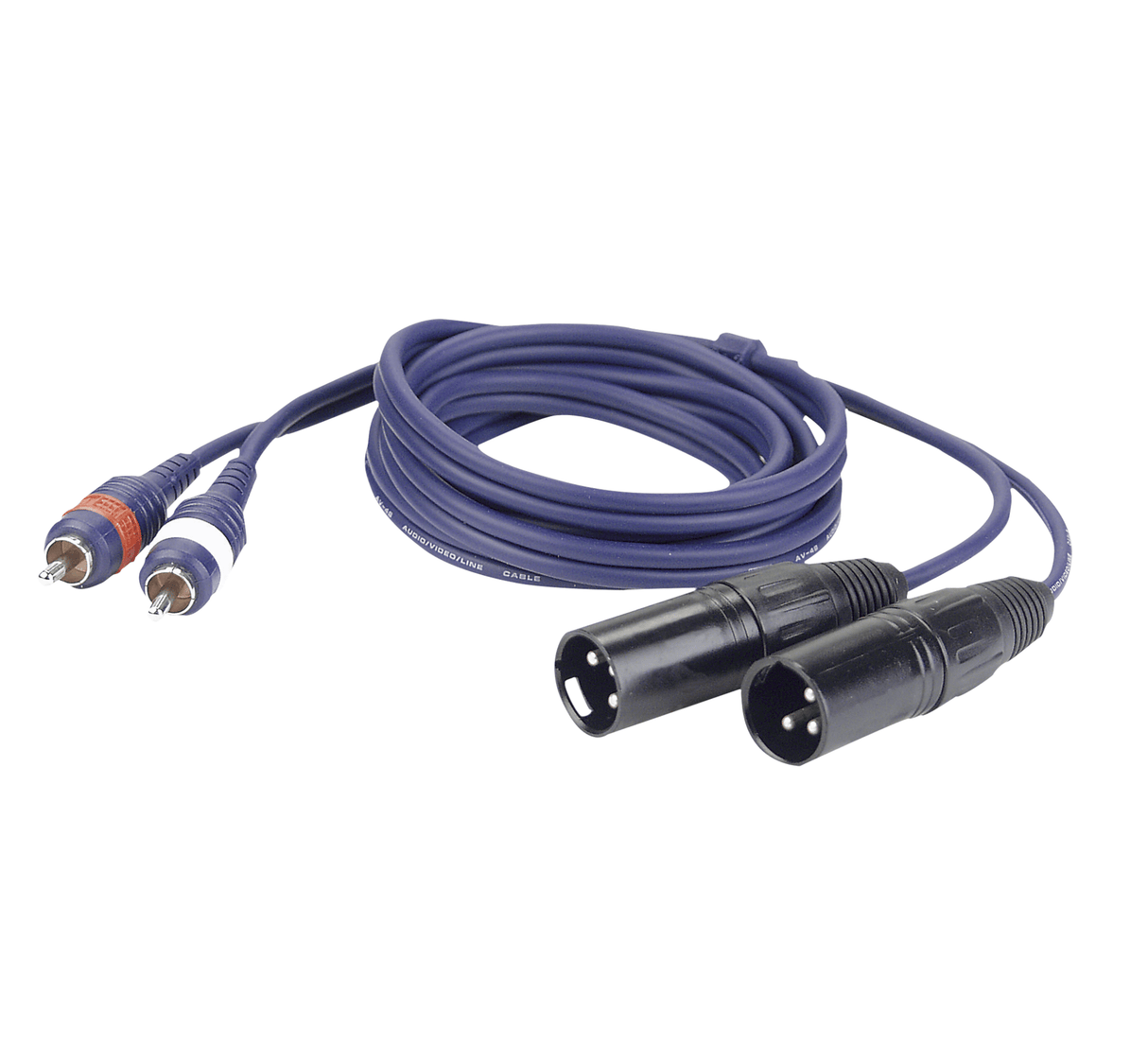 DAP Tulip/RCA &gt; XLR-Stecker - 1,5 Meter