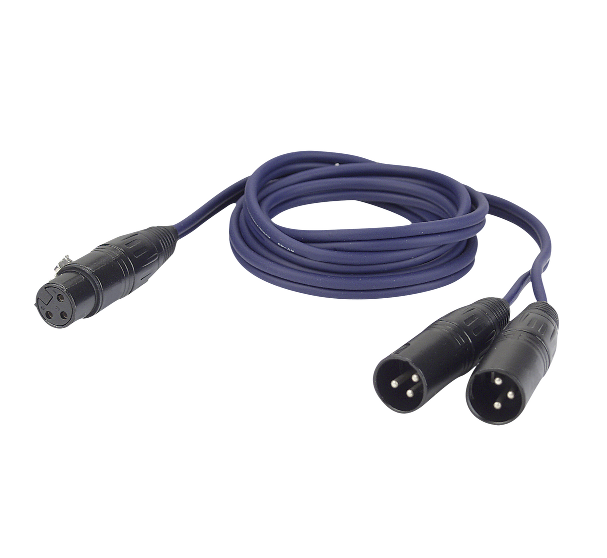 DAP XLR(female) > 2x XLR(male) - 1,5 meter