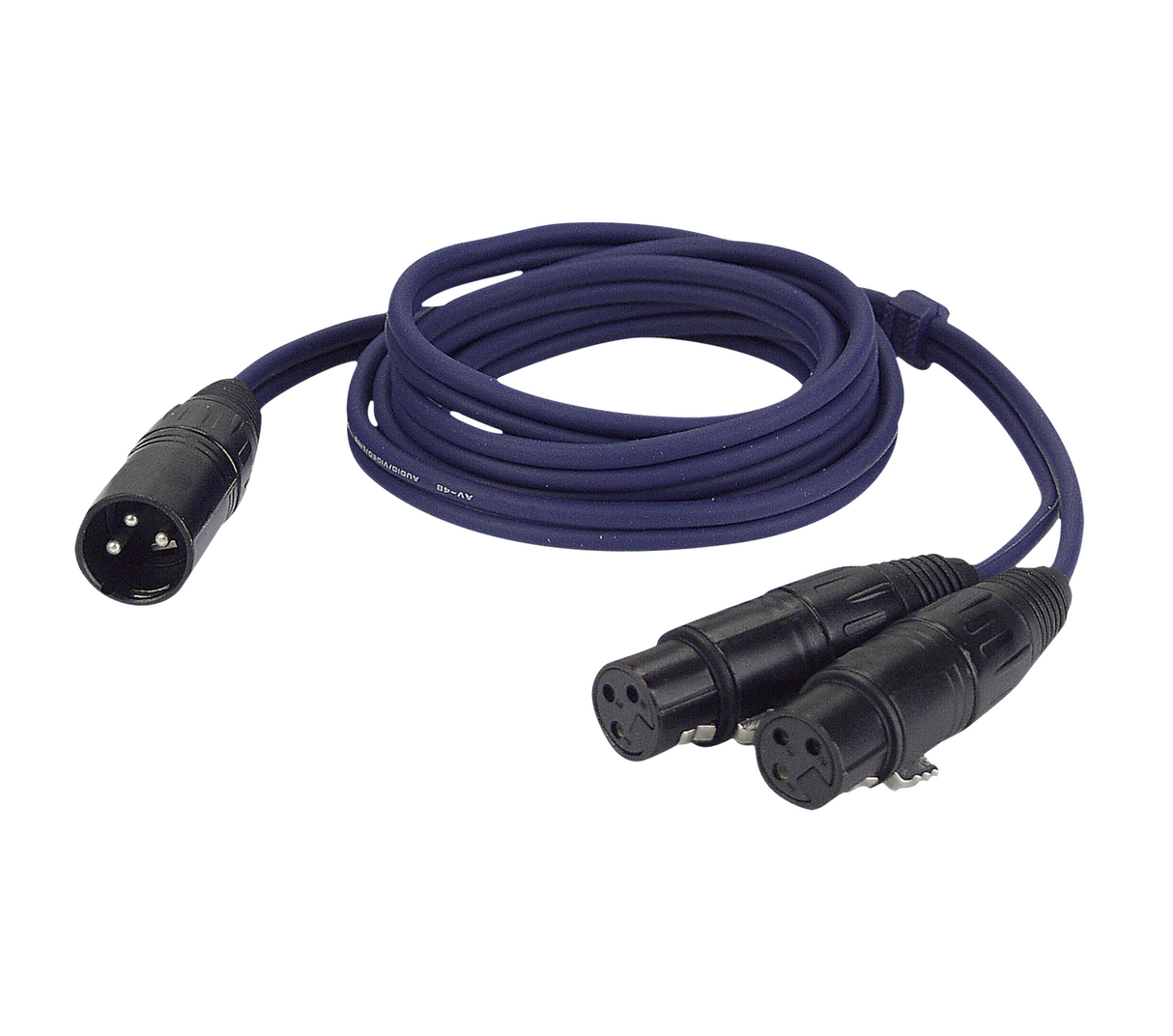 DAP XLR(male) > 2x XLR(female) - 1,5 meter