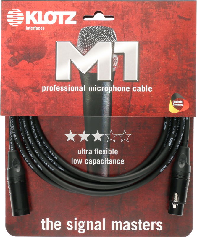 Klotz M1 XLR-Kabel - 1 Meter