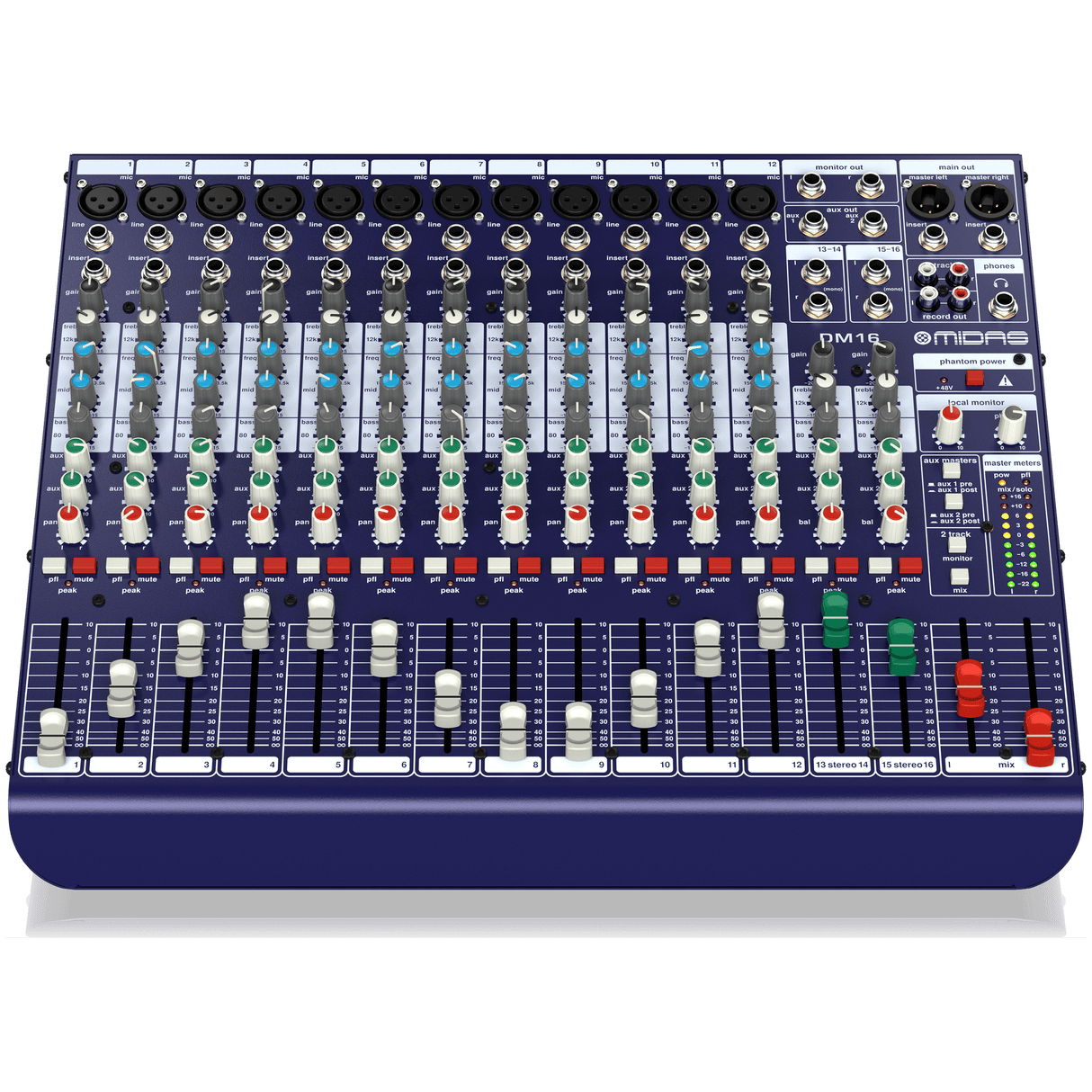 Midas DM16 - Analoog mengpaneel