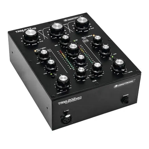 Omnitronic TRM-202 MK3 2-kanaals rotary DJ-mixer