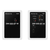 Pioneer DJ DM-50D-BT-W desktop monitor set