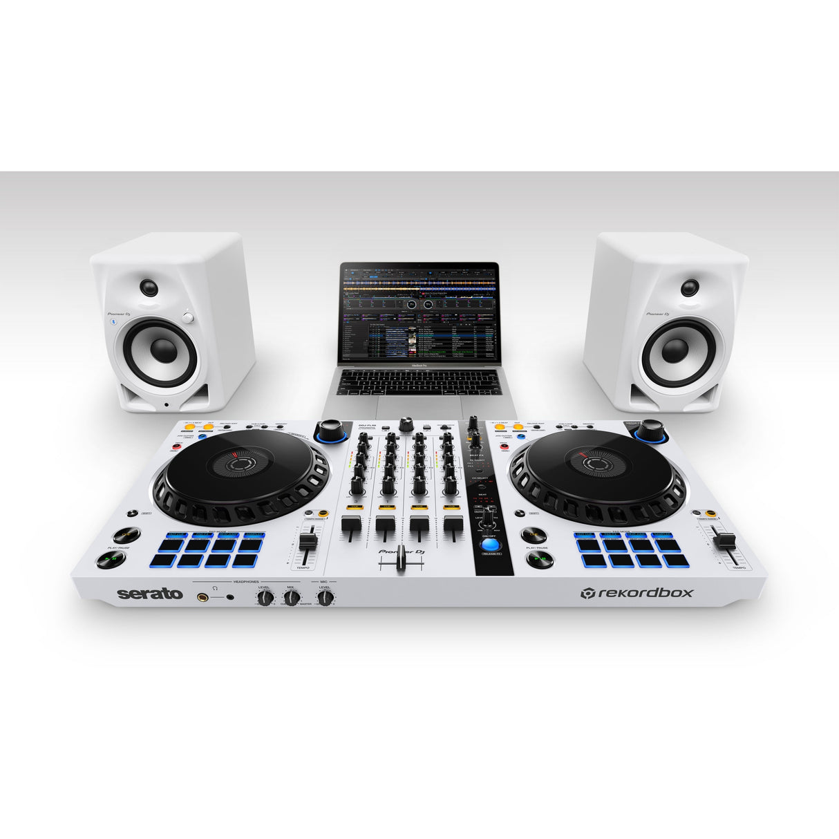 Pioneer DJ DM-50D-BT-W desktop monitor set