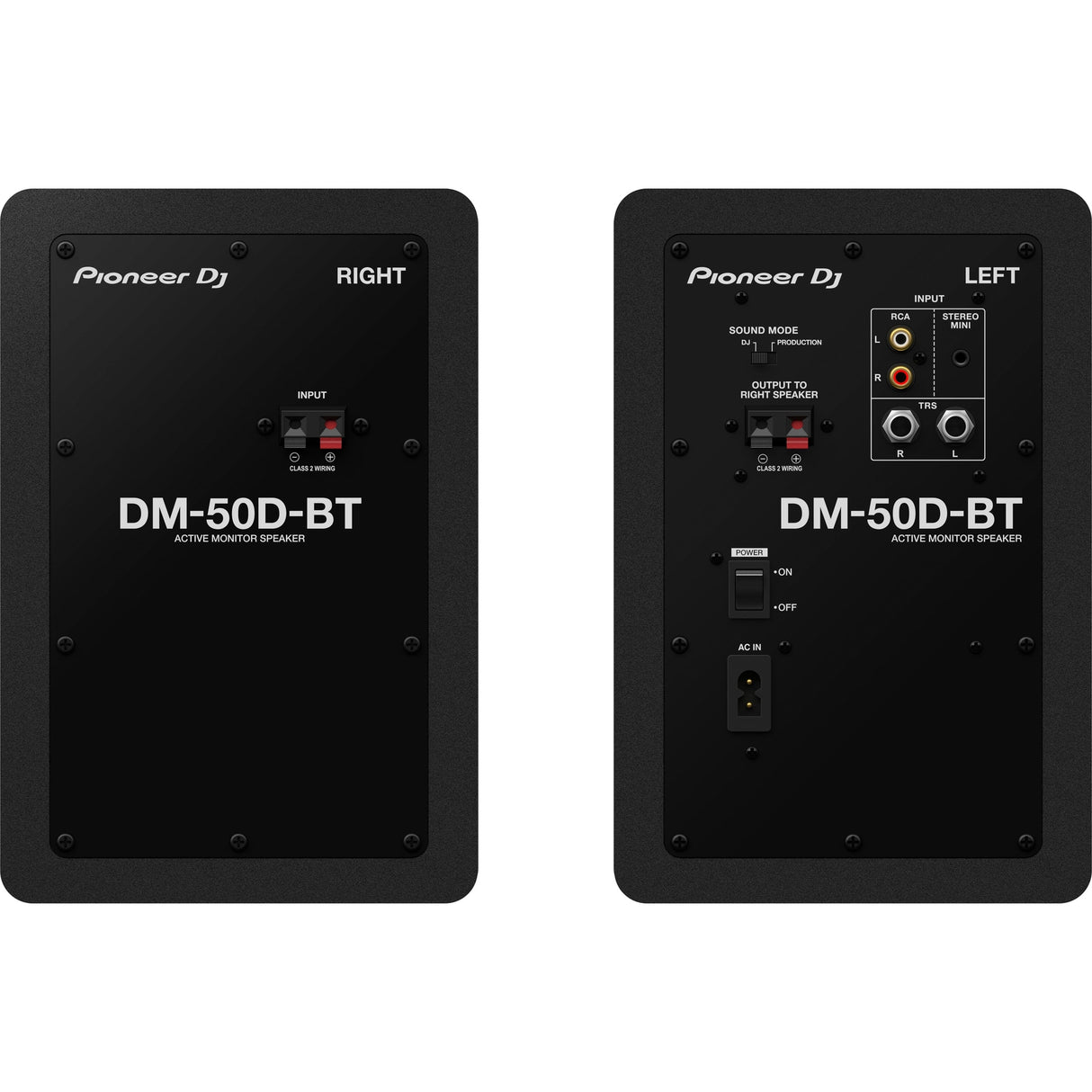 Pioneer DJ DM-50D-BT desktop monitor set