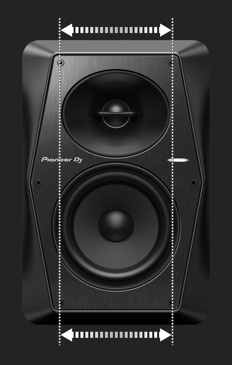 Pioneer DJ VM-80 aktiver DJ-Monitor (pro Stück)