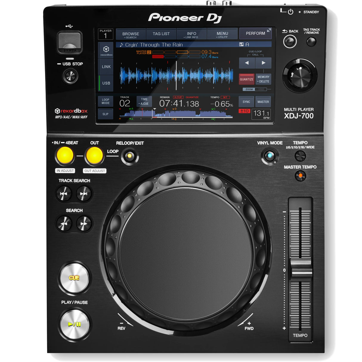 Pioneer DJ XDJ-700 tabletop mediaspeler