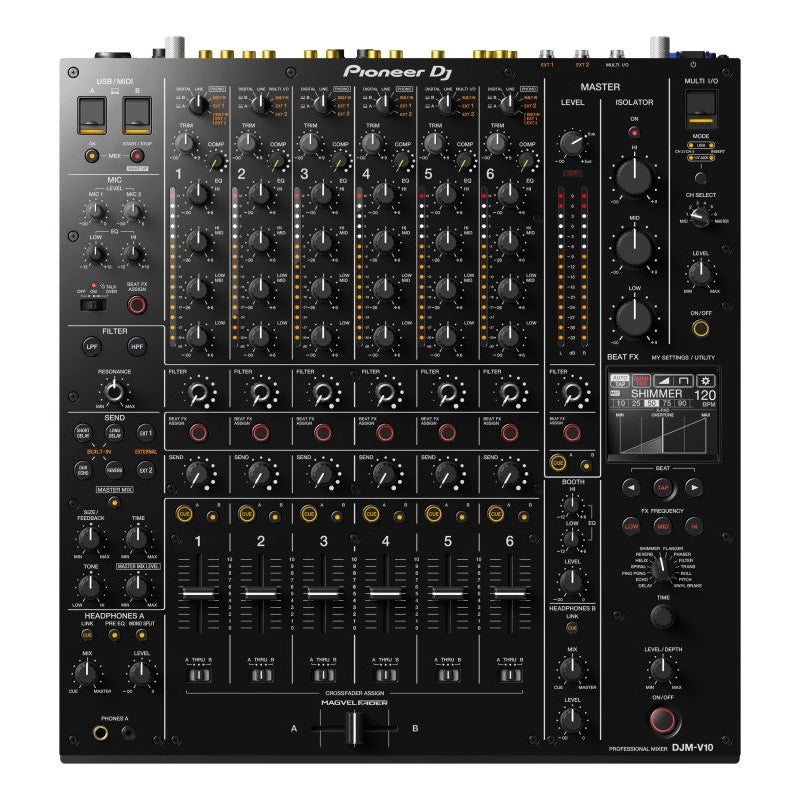 Pioneer DJM-V10 - 6 kanaals DJ mixer