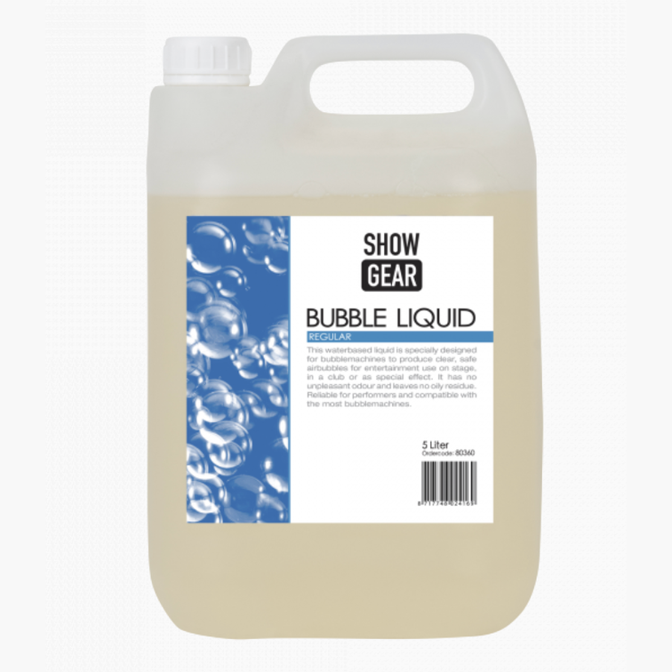 Showgear Bubbelvloeistof - 5 Liter