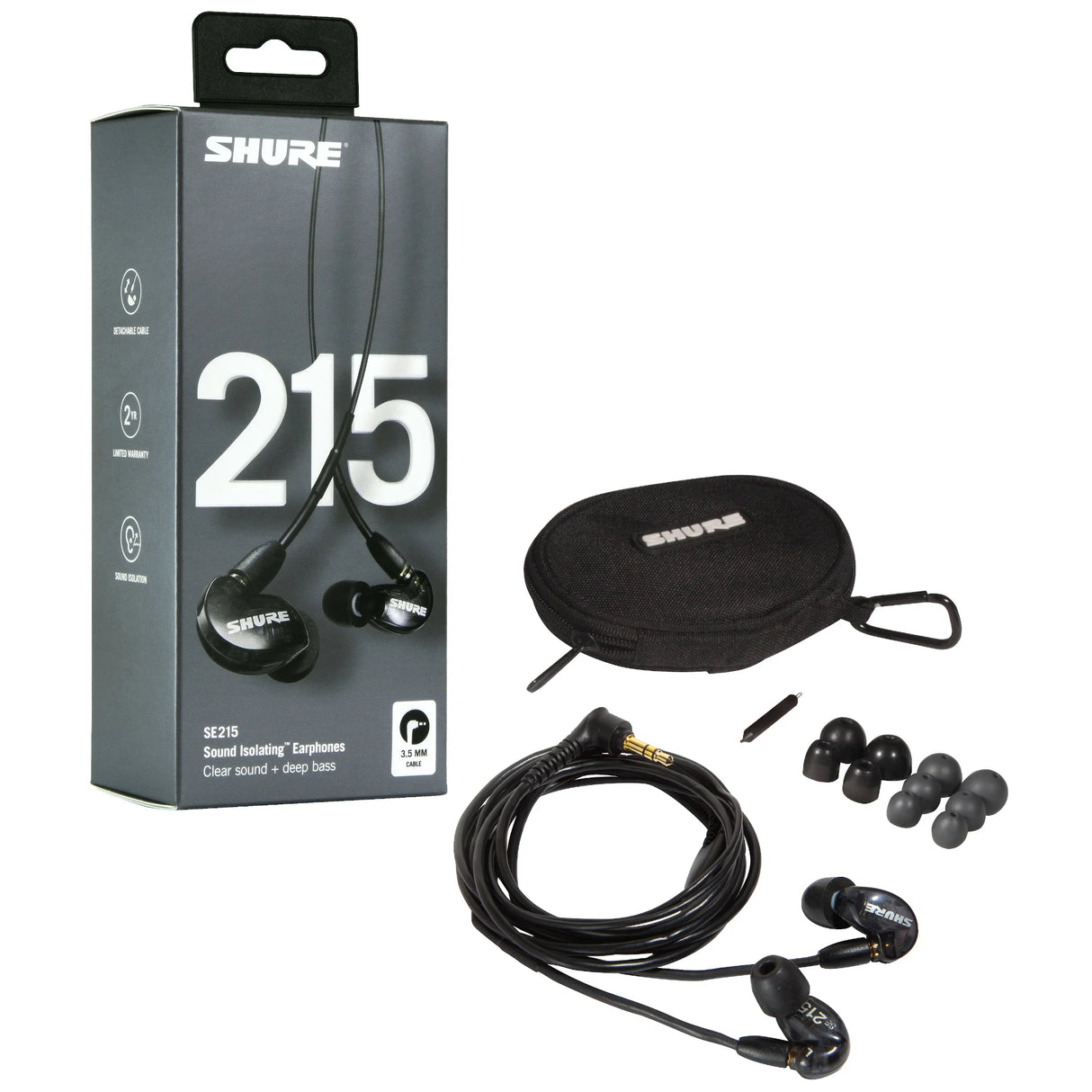 Shure SE215-K Live-In-Ear-Monitore