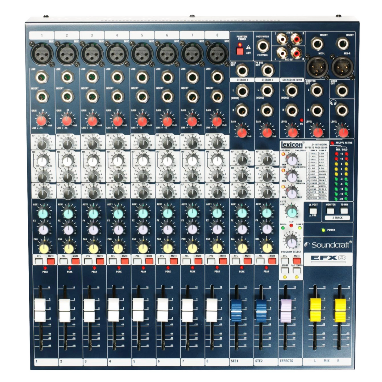 Soundcraft EFX-8 - Analoog mengpaneel