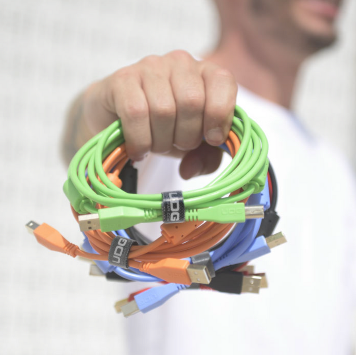 UDG Ultimate Audio Cable USB 2.0 A-B Red Angled 2m