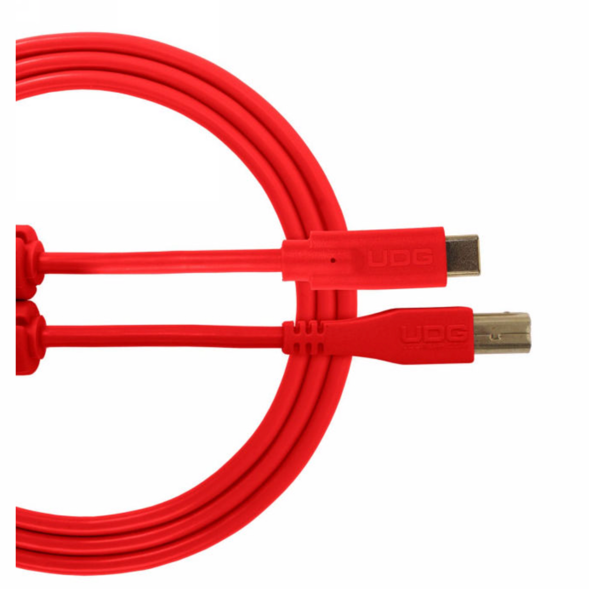 UDG Ultimate Audio Cable USB 2.0 C-B Red Straight 1.5m