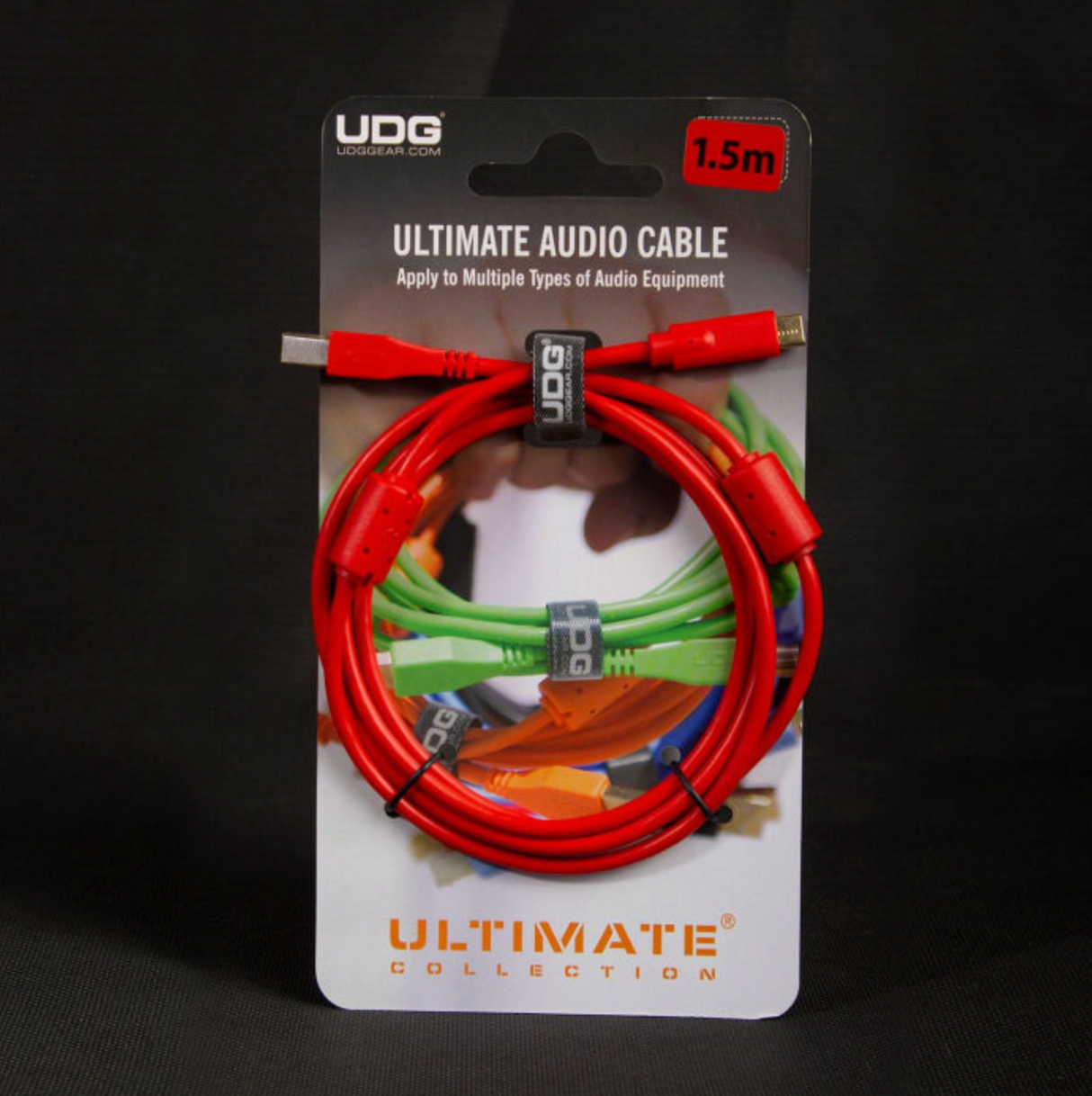 UDG Ultimate Audio Cable USB 2.0 C-B Red Straight 1.5m